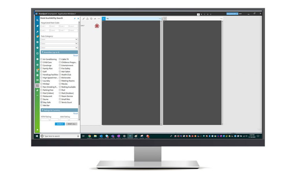 Smartpoint desktop monitor screen