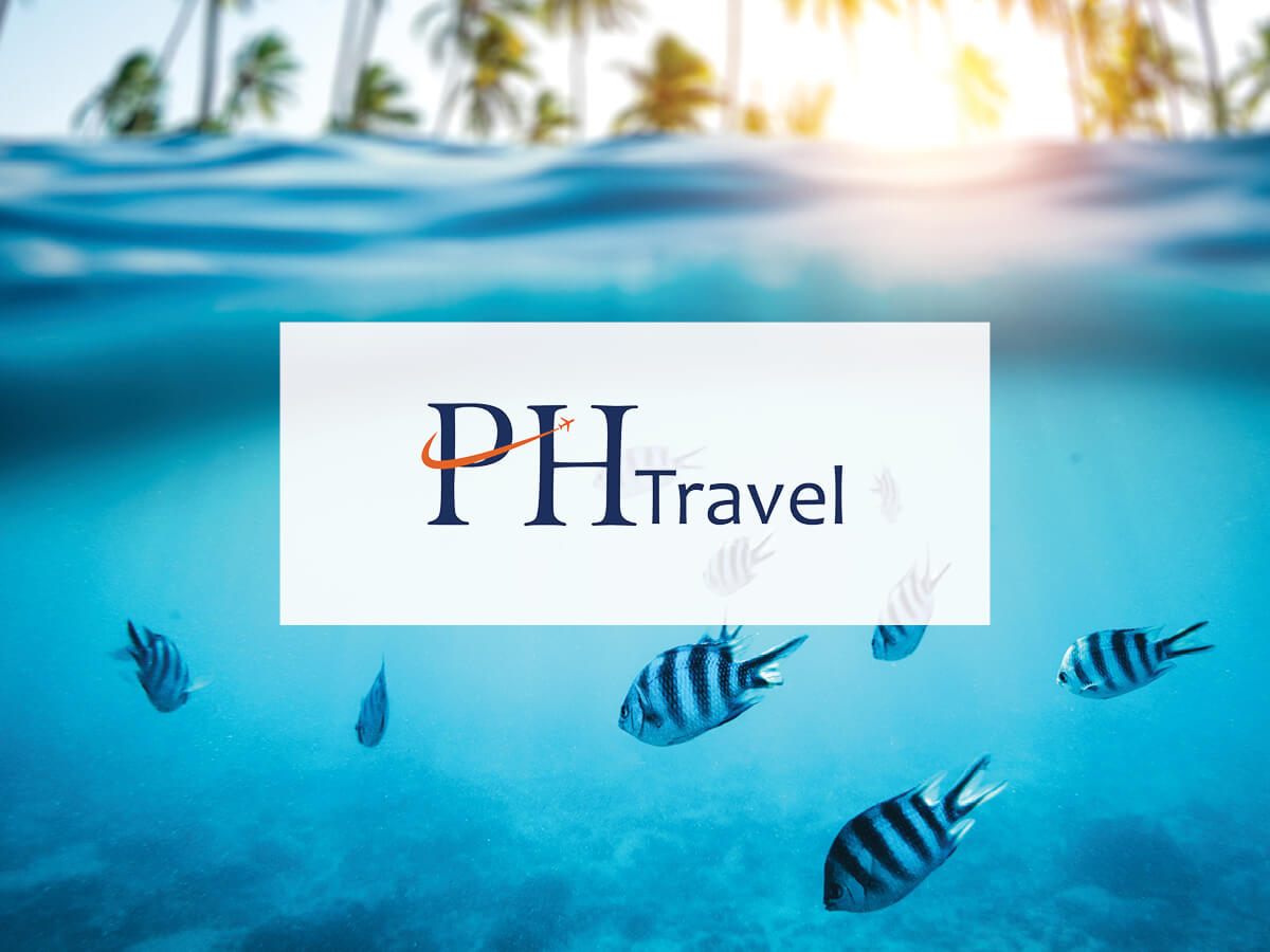 PH Travel Logo Fish Background