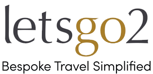 Letsgo2 logo featuring tagline that reads 'Bespoke Travel Simplified'
